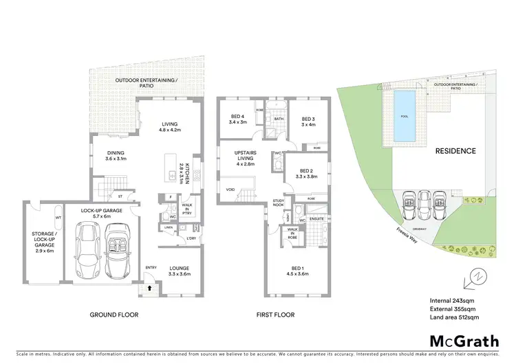 Floorplan of Homely house listing, 4 Freesia Way, Hamlyn Terrace NSW 2259