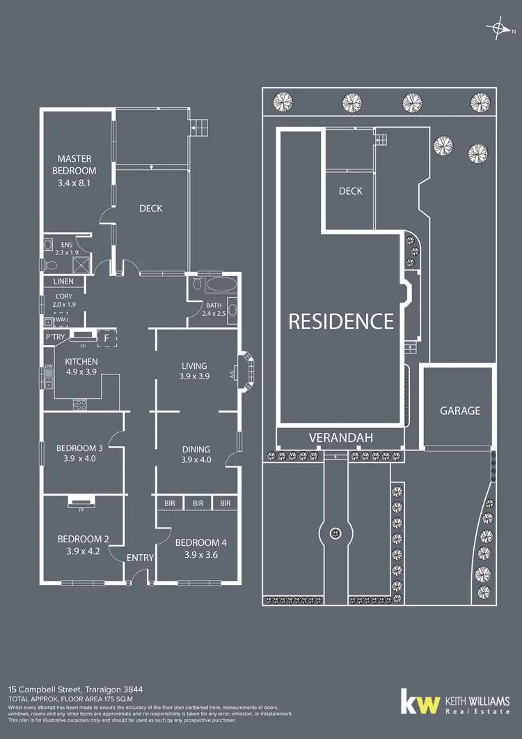 Floorplan of Homely house listing, 15 Campbell Street, Traralgon VIC 3844