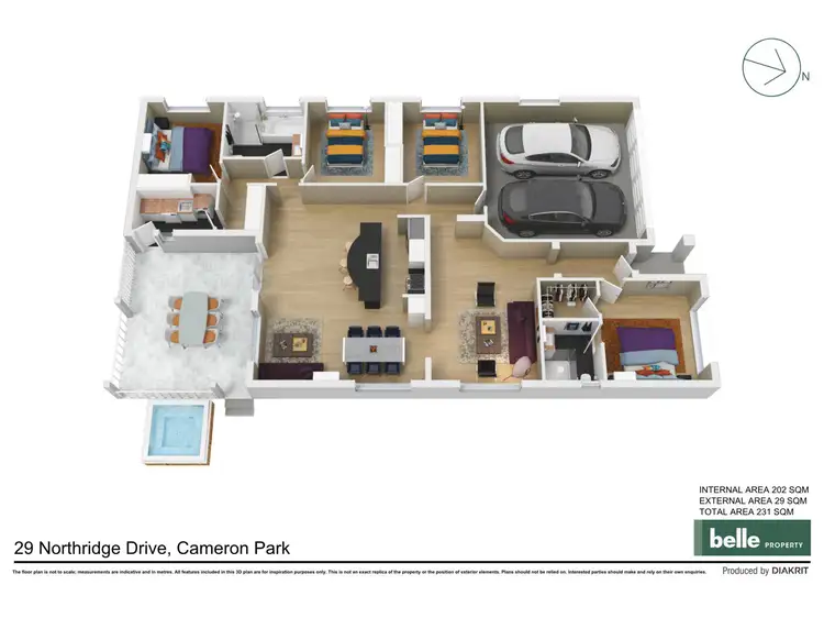 Floorplan of Homely house listing, 29 Northridge Drive, Cameron Park NSW 2285