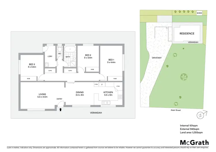 Floorplan of Homely house listing, 14 Adair Street, Linton VIC 3360