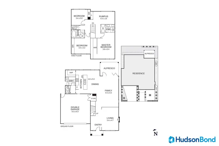 Floorplan of Homely house listing, 14 Morello Circle, Doncaster East VIC 3109