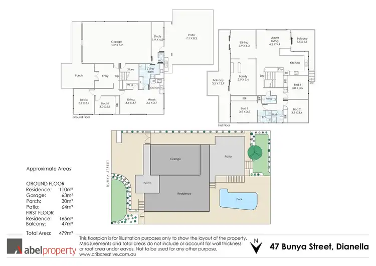 Floorplan of Homely house listing, 47 Bunya Street, Dianella WA 6059