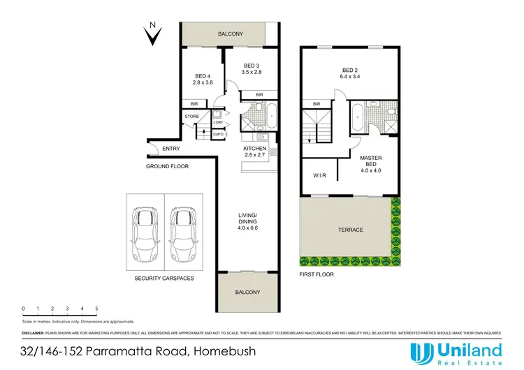 Floorplan of Homely apartment listing, 32/146-152 Parramatta Road, Homebush NSW 2140