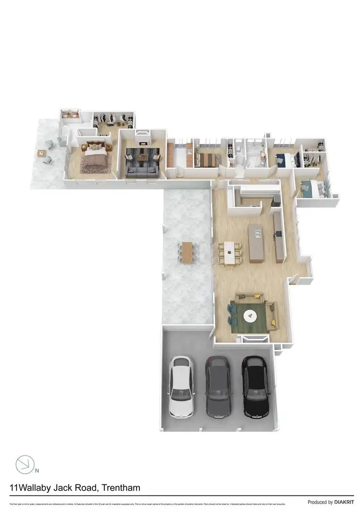 Floorplan of Homely house listing, 11 Wallaby Jack Road, Trentham VIC 3458