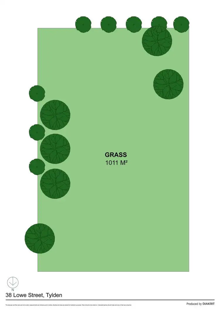 Floorplan of Homely land listing, 38 Lowe Street, Tylden VIC 3444
