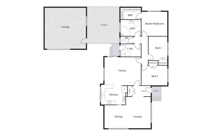 Floorplan of Homely house listing, 8 Dalgarno Close, Oxley ACT 2903