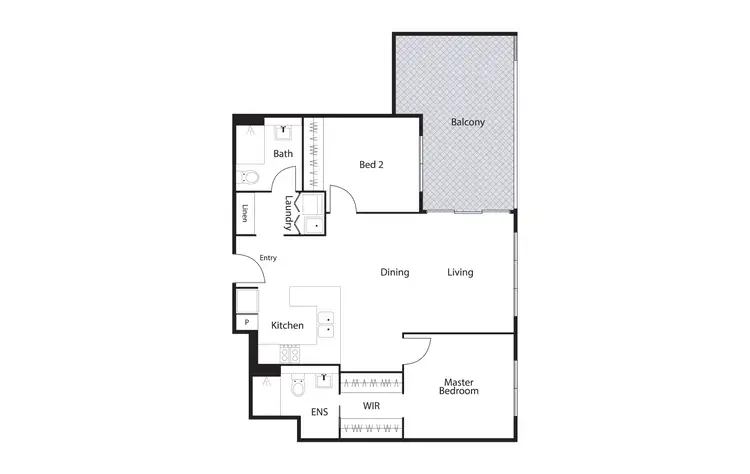 Floorplan of Homely apartment listing, 197/24 Philip Hodgins Street, Wright ACT 2611