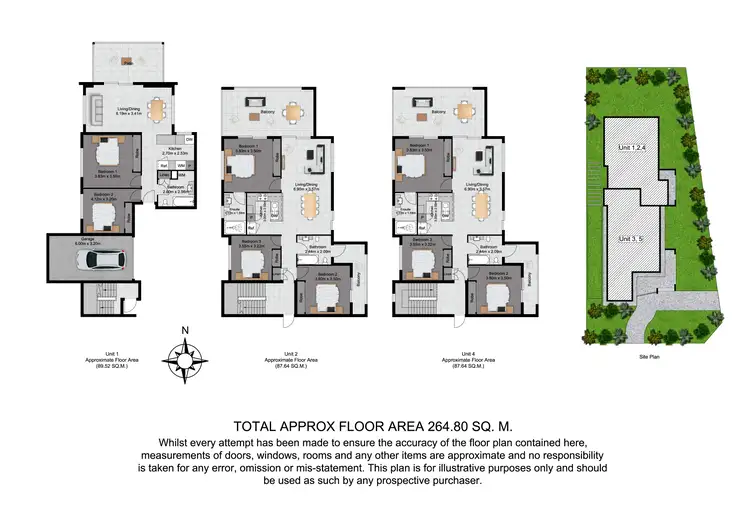 Floorplan of Homely block of units listing, 1-5/174 York Street, Nundah QLD 4012