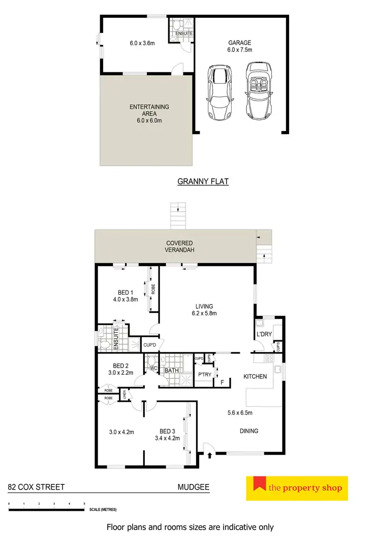 Floorplan of Homely house listing, 82 Cox Street, Mudgee NSW 2850