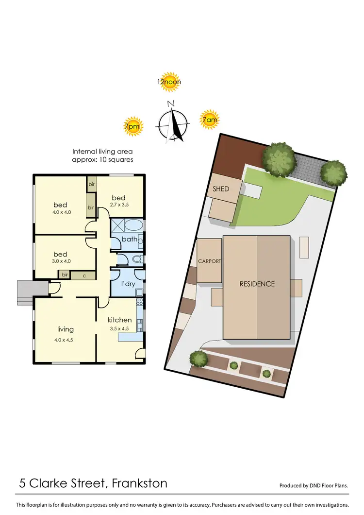 Floorplan of Homely house listing, 5 Clarke Street, Frankston VIC 3199