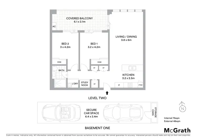 Floorplan of Homely apartment listing, 4201/50 Pemberton Street, Botany NSW 2019