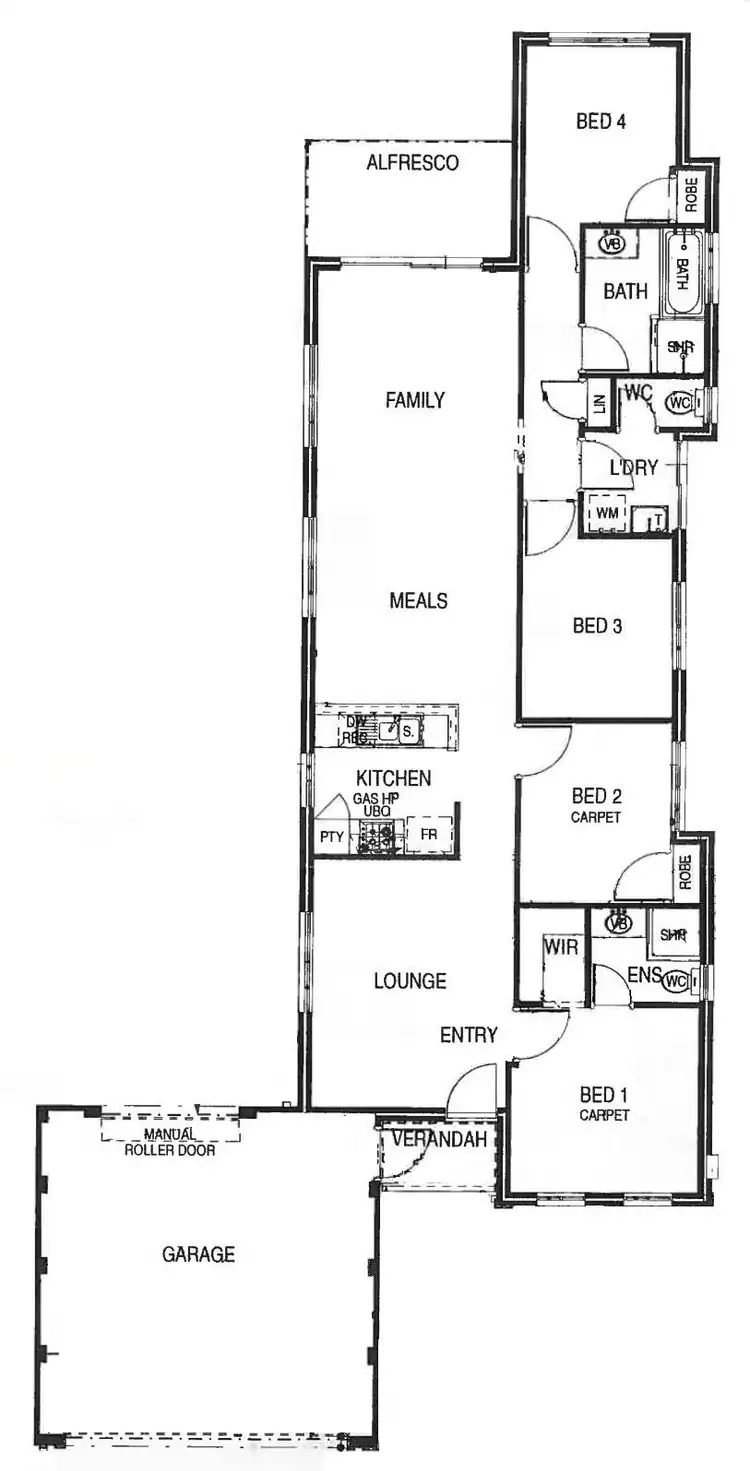 Floorplan of Homely house listing, 38 Keeble Way, Balga WA 6061