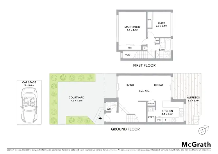 Floorplan of Homely townhouse listing, 15/3 Trafalgar Place, Marsfield NSW 2122