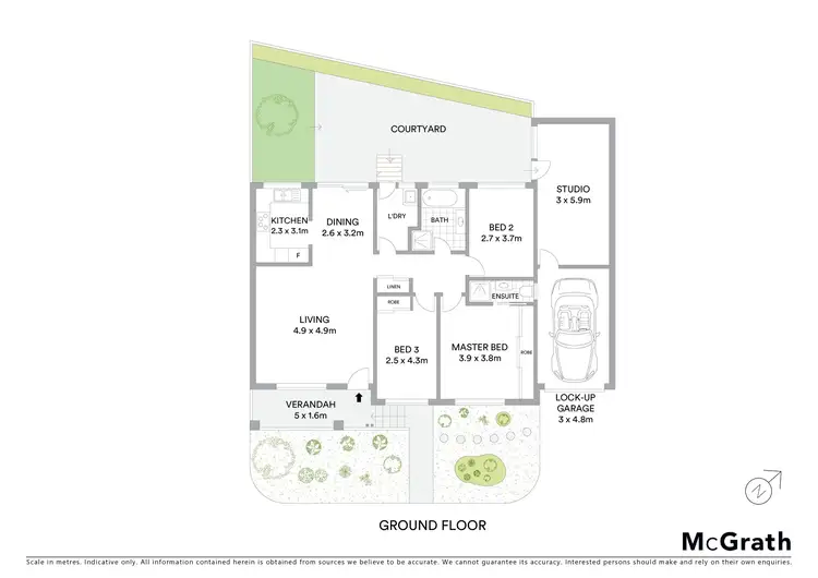 Floorplan of Homely villa listing, 7/27-29 Greenacre Road, South Hurstville NSW 2221