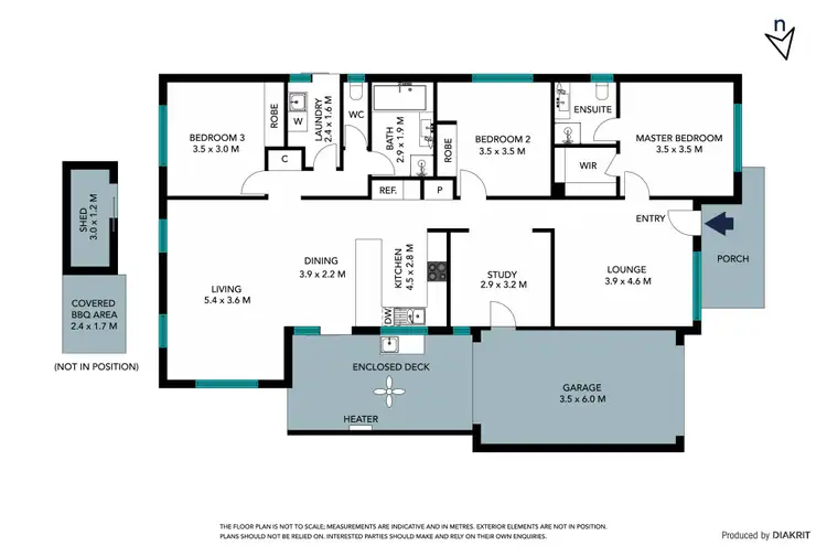 Floorplan of Homely house listing, 27 Alhambra Drive, Epping VIC 3076