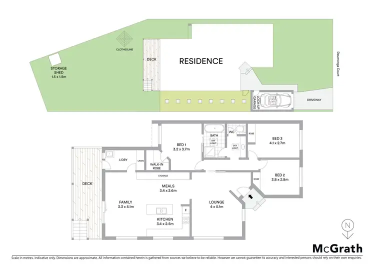 Floorplan of Homely house listing, 7 Deumonga Court, Ngunnawal ACT 2913
