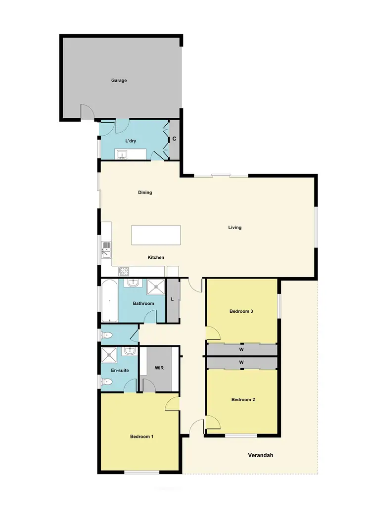 Floorplan of Homely house listing, 30 Napier Street, Maryborough VIC 3465