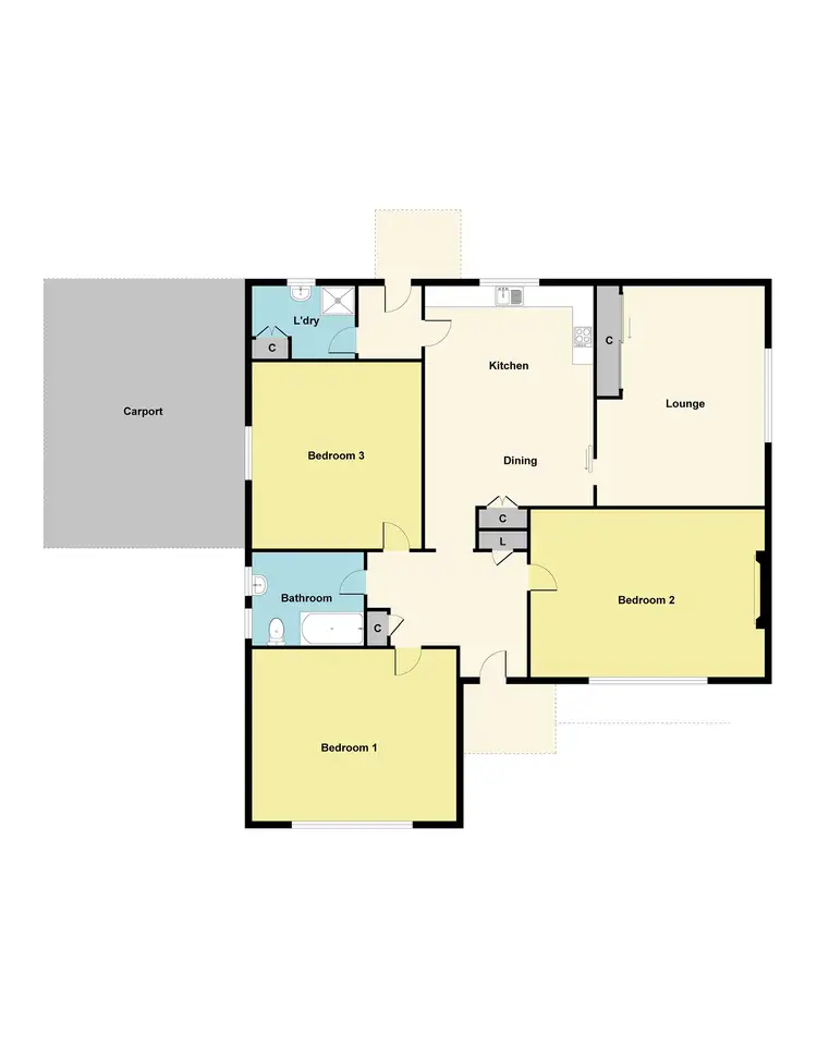 Floorplan of Homely house listing, 221 High Street, Avoca VIC 3467