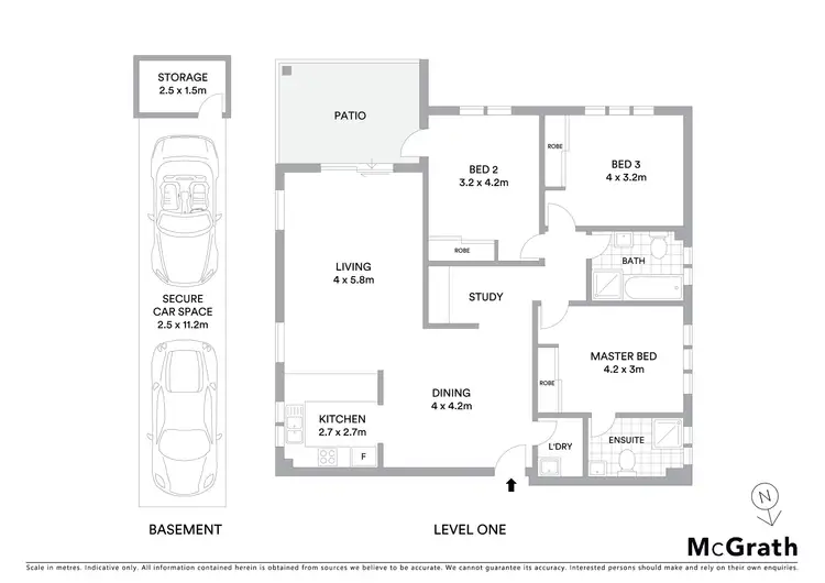 Floorplan of Homely apartment listing, 3/22b Macquarie Place, Mortdale NSW 2223