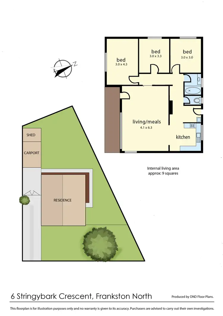 Floorplan of Homely house listing, 6 Stringybark Crescent, Frankston North VIC 3200