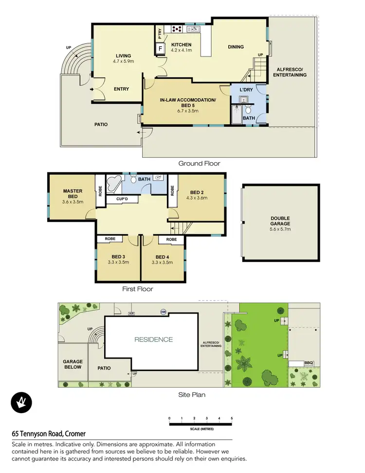 Floorplan of Homely house listing, 65 Tennyson Road, Cromer NSW 2099