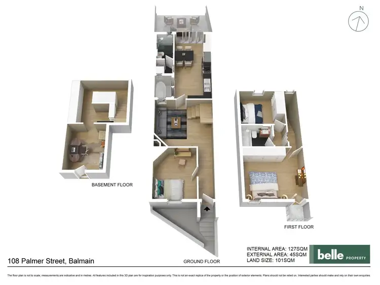 Floorplan of Homely house listing, 108 Palmer Street, Balmain NSW 2041