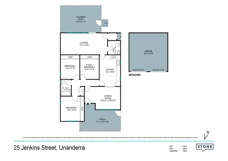 Floorplan of Homely house listing, 25 Jenkins Street, Unanderra NSW 2526