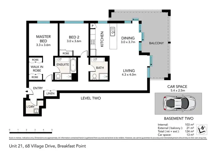 Floorplan of Homely apartment listing, 21/68 Village Drive, Breakfast Point NSW 2137