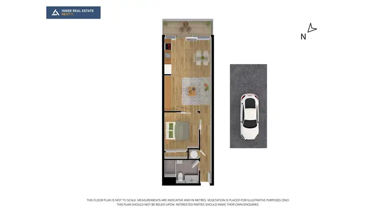 Floorplan of Homely apartment listing, 1221/555 Flinders Street, Melbourne VIC 3000