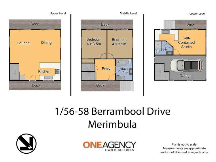 Floorplan of Homely unit listing, 1/56-58 Berrambool Drive, Merimbula NSW 2548