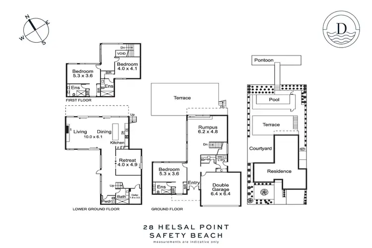 Floorplan of Homely house listing, 28 Helsal Point, Safety Beach VIC 3936