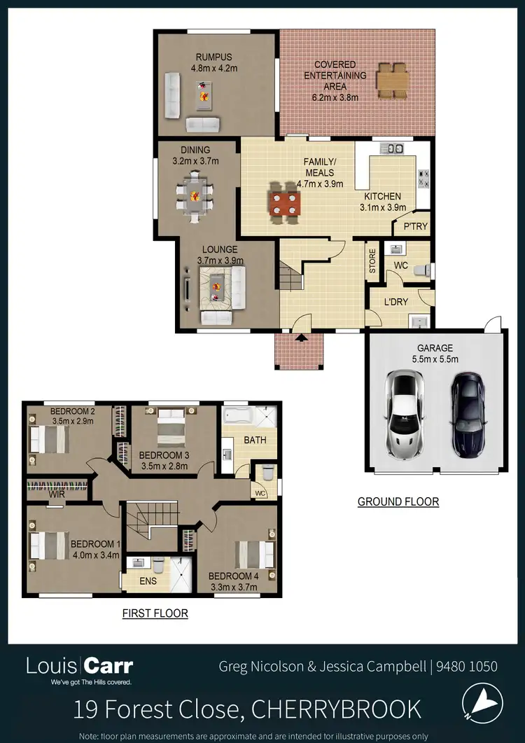 Floorplan of Homely house listing, 19 Forest Close, Cherrybrook NSW 2126