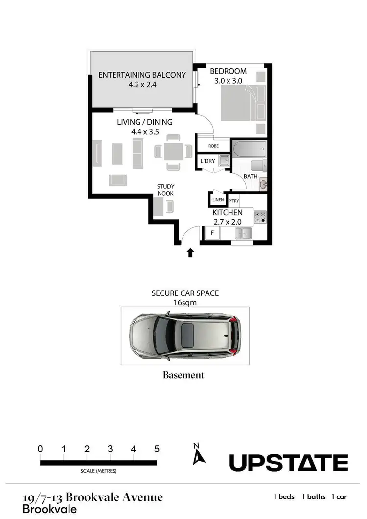 Floorplan of Homely apartment listing, 19/7-13 Brookvale Avenue, Brookvale NSW 2100