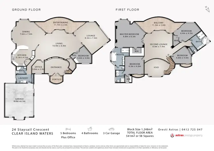 Floorplan of Homely house listing, 24 Staysail Crescent, Clear Island Waters QLD 4226