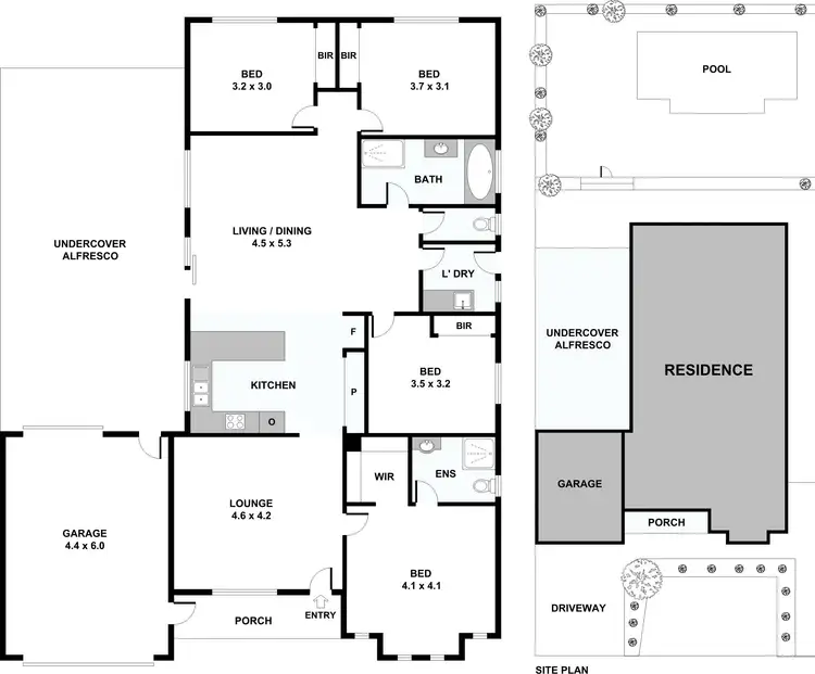 Floorplan of Homely house listing, 17 Dominic Mews, Somerville VIC 3912