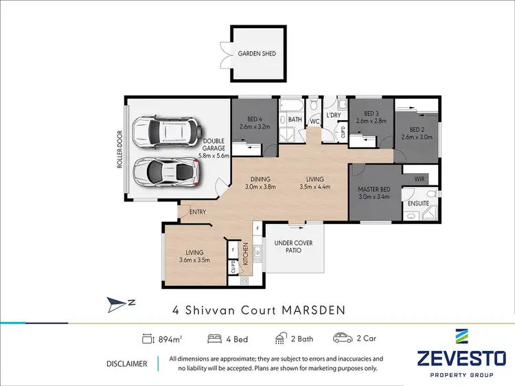 Floorplan of Homely house listing, 4 Shivvan Court, Marsden QLD 4132