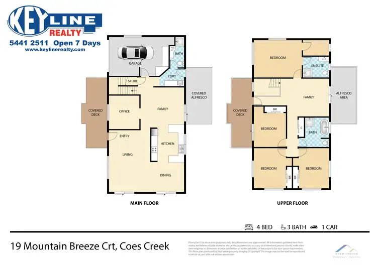 Floorplan of Homely house listing, 19 Mountain Breeze Court, Coes Creek QLD 4560