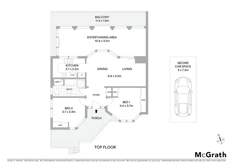 Floorplan of Homely apartment listing, 61/34 Campbell Parade 'The Astra', Bondi Beach NSW 2026