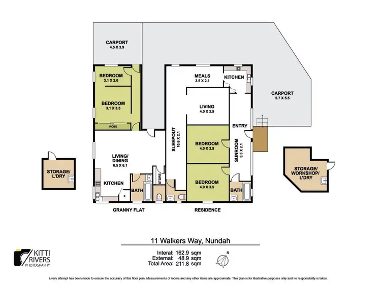 Floorplan of Homely house listing, 11 Walkers Way, Nundah QLD 4012