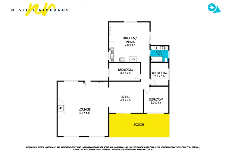 Floorplan of Homely house listing, 6 Mouchemore Avenue, St Leonards VIC 3223