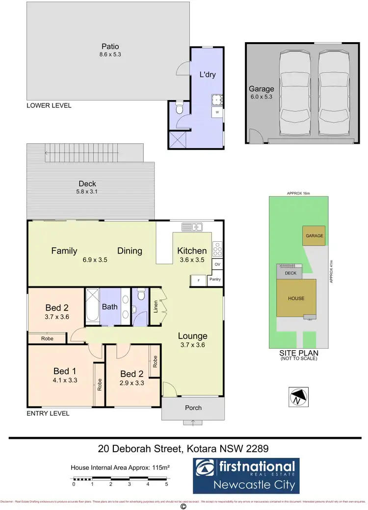 Floorplan of Homely house listing, 20 Deborah Street, Kotara South NSW 2289