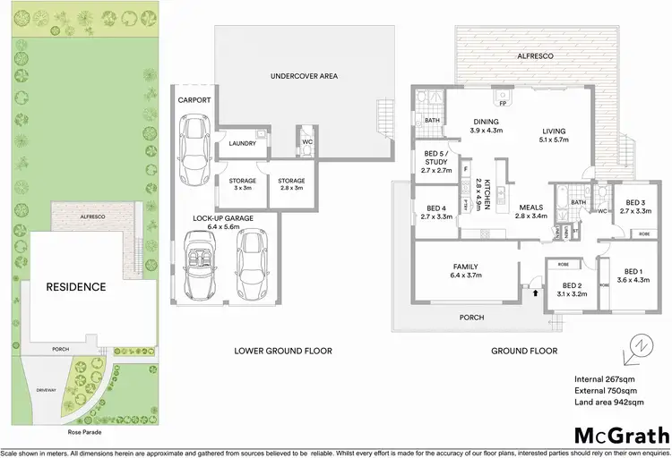 Floorplan of Homely house listing, 17 Rose Parade, Mount Pleasant NSW 2519