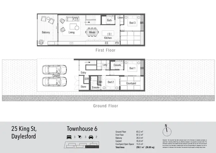 Floorplan of Homely house listing, 6/25 King Street, Daylesford VIC 3460