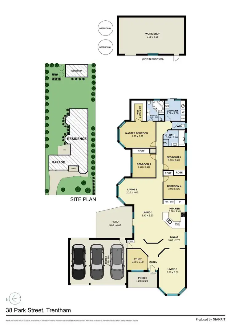 Floorplan of Homely house listing, 38 Park Street, Trentham VIC 3458