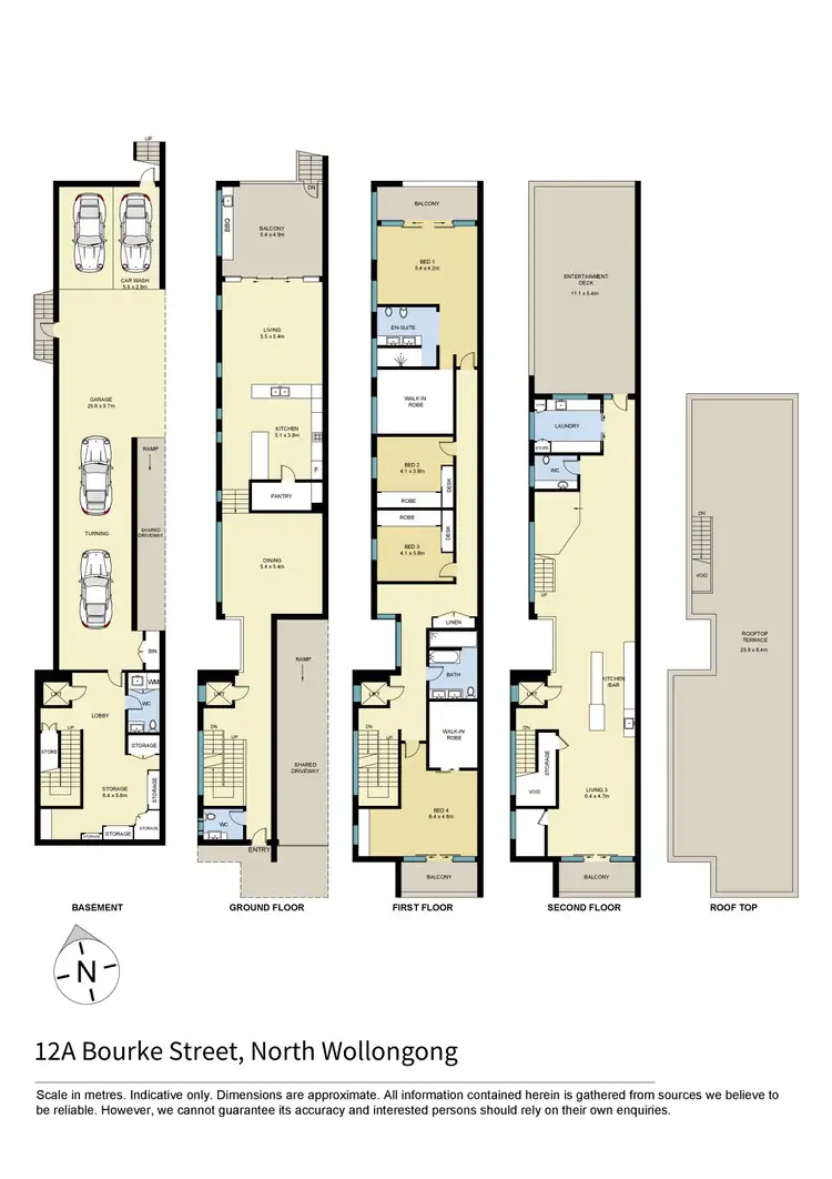 Floorplan of Homely house listing, 12A Bourke Street, North Wollongong NSW 2500