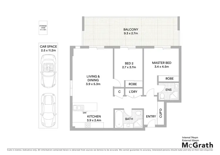 Floorplan of Homely apartment listing, 16/10 Batley Street, Gosford NSW 2250