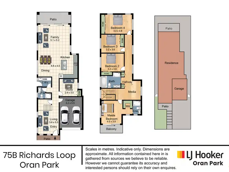 Floorplan of Homely house listing, 75B Richards Loop, Oran Park NSW 2570