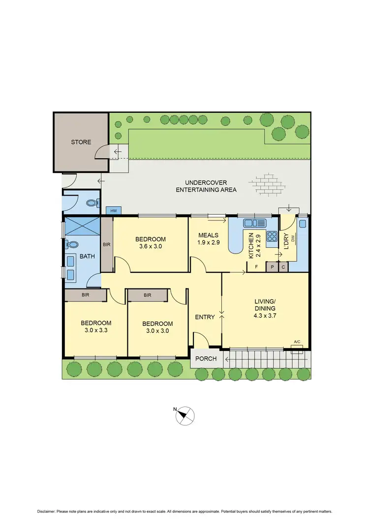 Floorplan of Homely unit listing, 6/100 Railway Parade, Pascoe Vale VIC 3044