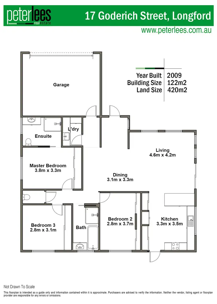 Floorplan of Homely house listing, 17 Goderich Street, Longford TAS 7301