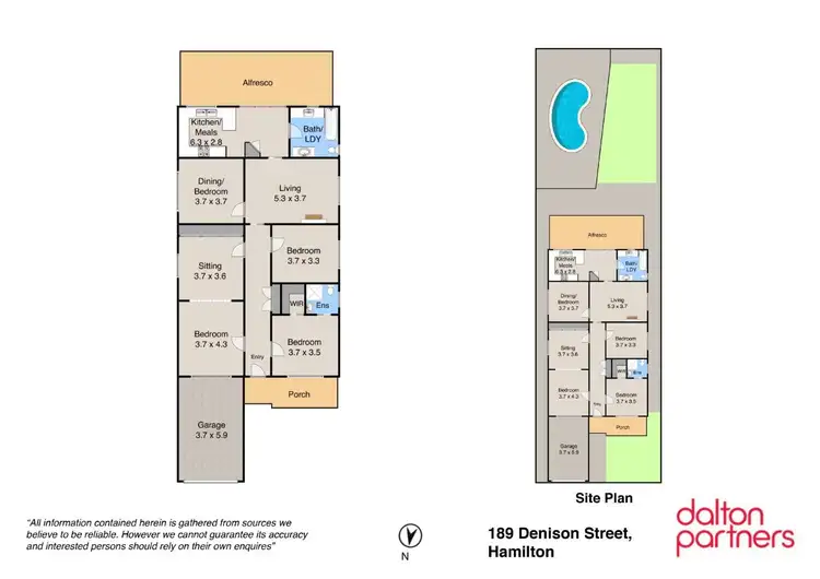 Floorplan of Homely house listing, 189 Denison Street, Hamilton NSW 2303